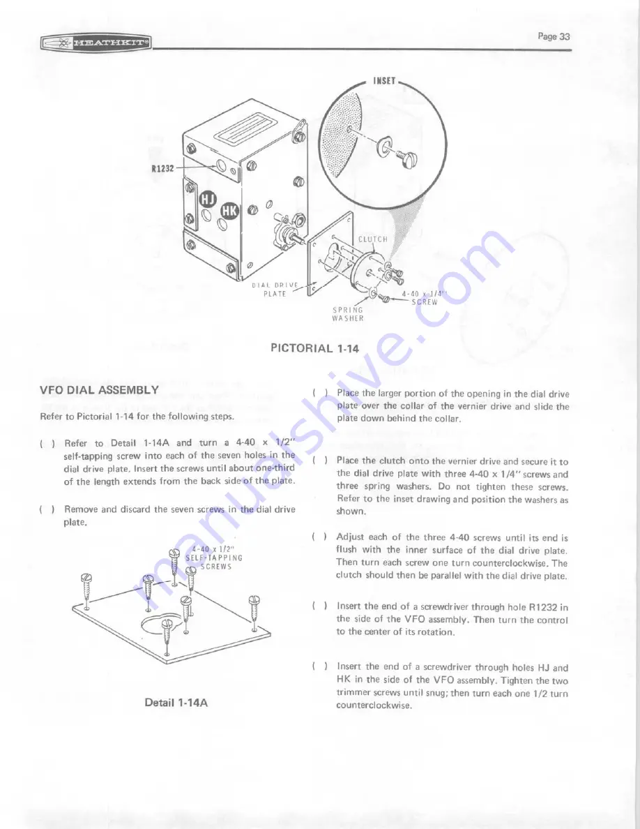 Heathkit HW-104 Manual Download Page 35