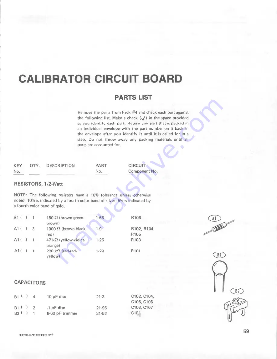 Heathkit HW-104 Скачать руководство пользователя страница 61