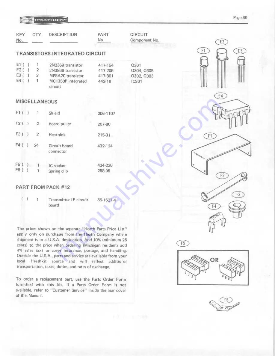 Heathkit HW-104 Скачать руководство пользователя страница 71