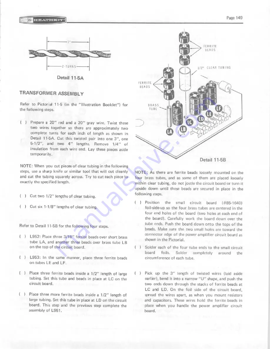 Heathkit HW-104 Скачать руководство пользователя страница 151