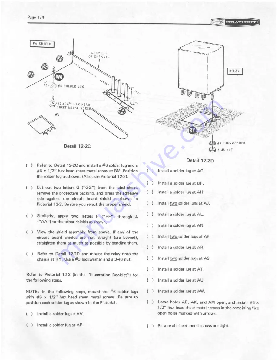 Heathkit HW-104 Manual Download Page 176