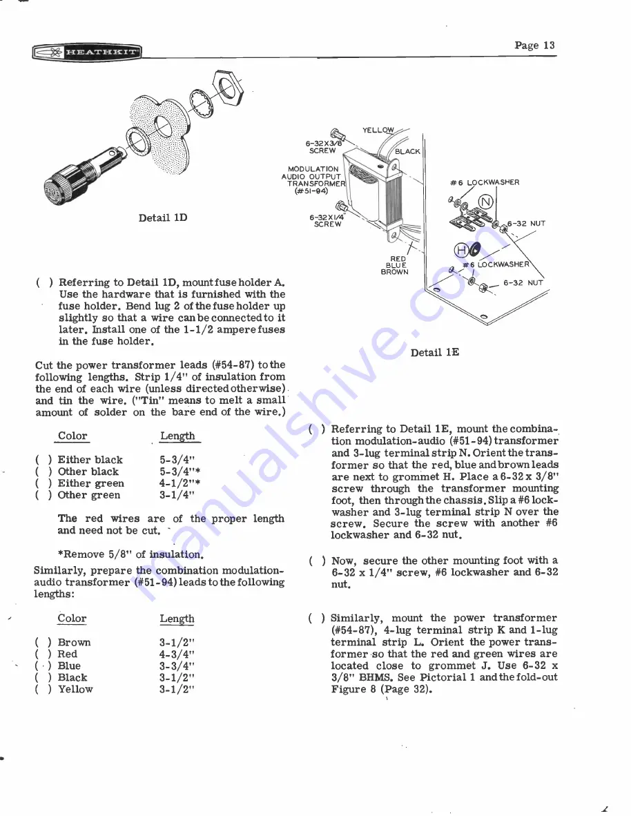 Heathkit HW-30 Скачать руководство пользователя страница 20