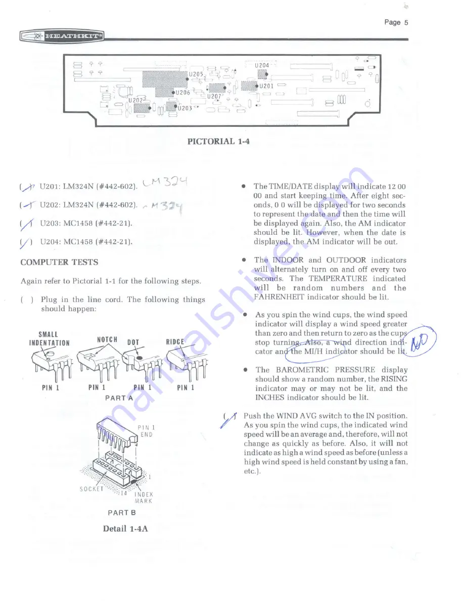 Heathkit ID-4001 Manual Download Page 7