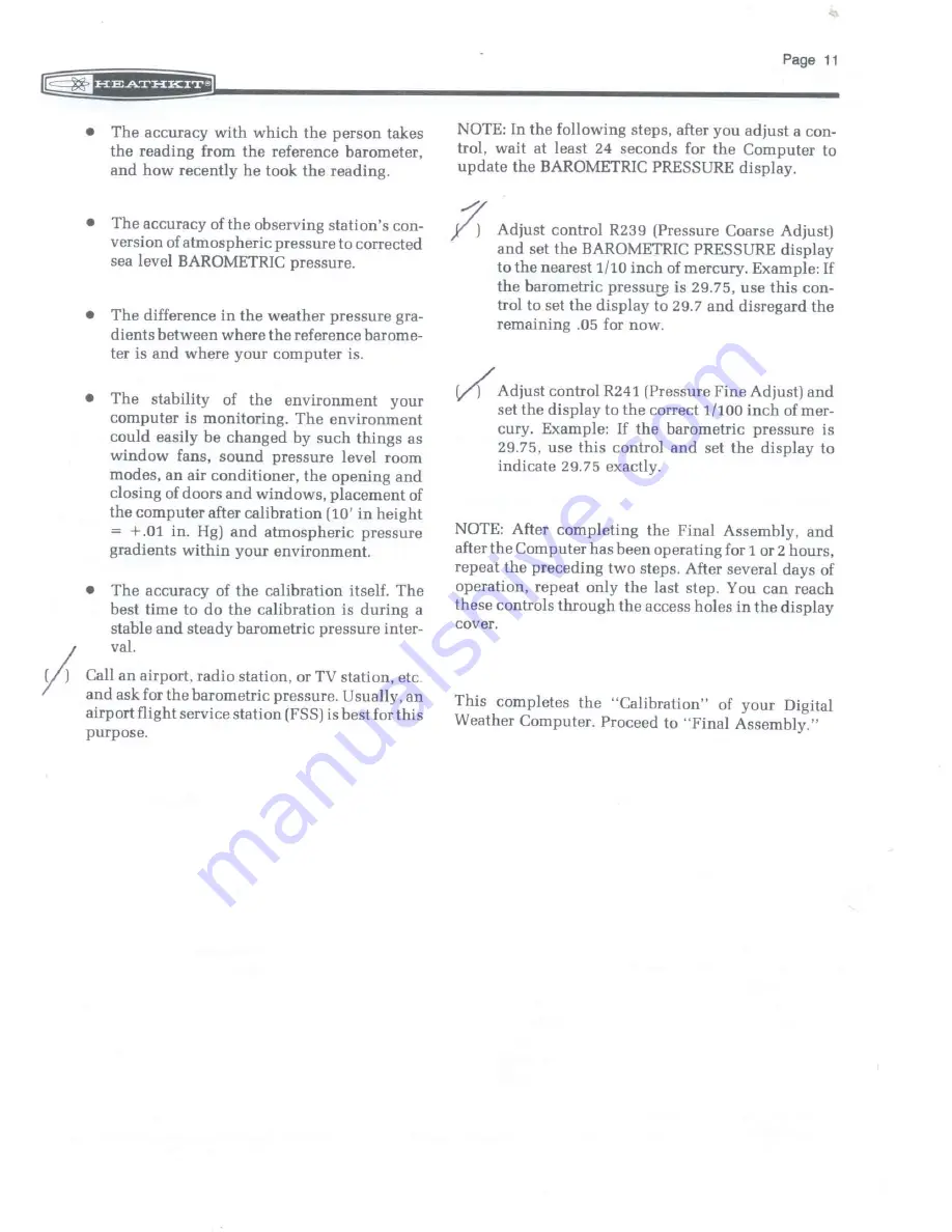 Heathkit ID-4001 Manual Download Page 13