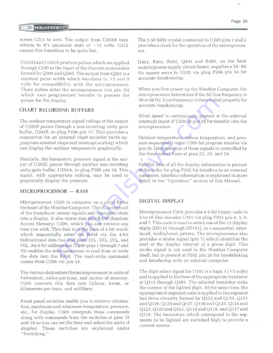 Heathkit ID-4001 Manual Download Page 35