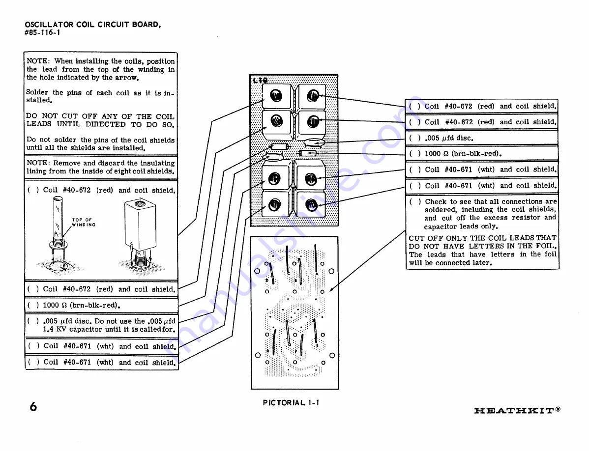 Heathkit SB-110 A Assembly Manual Download Page 8