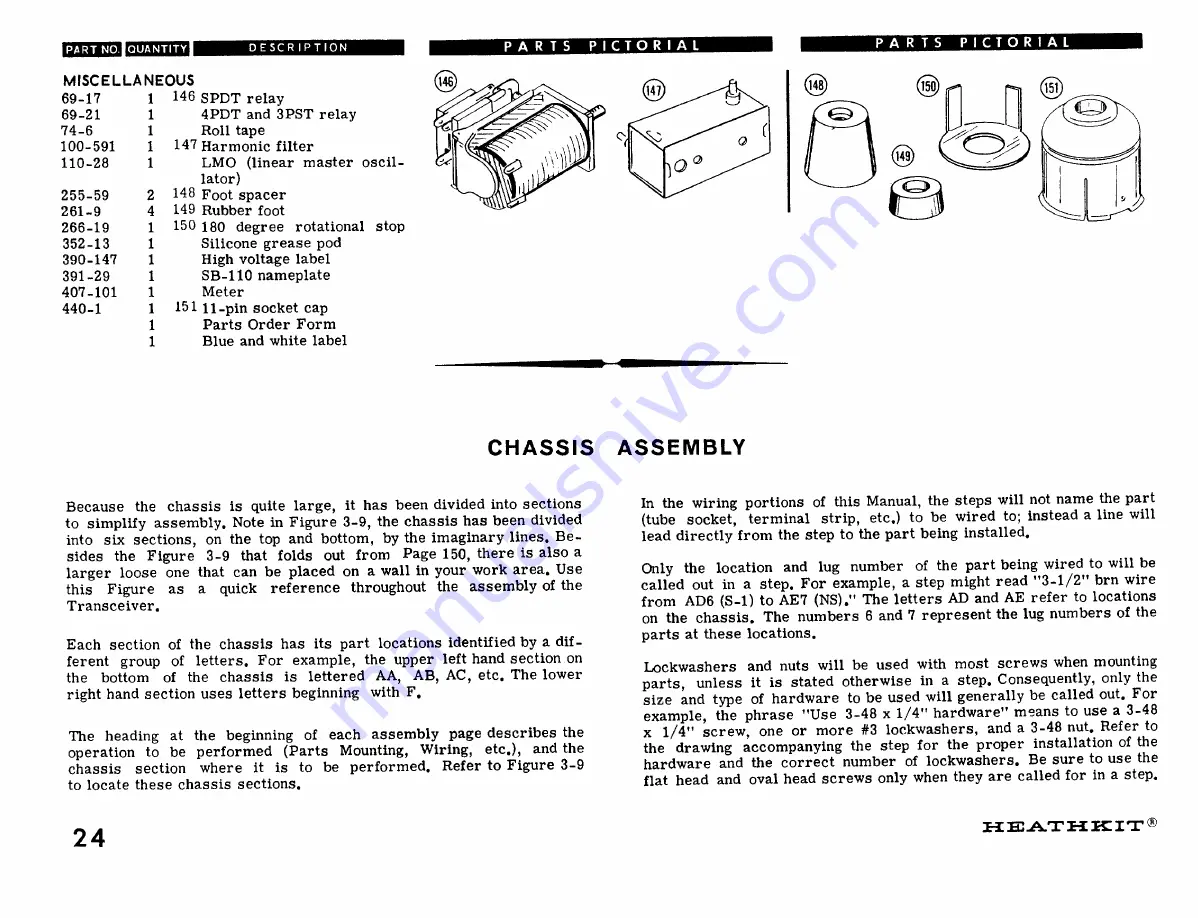 Heathkit SB-110 A Скачать руководство пользователя страница 26