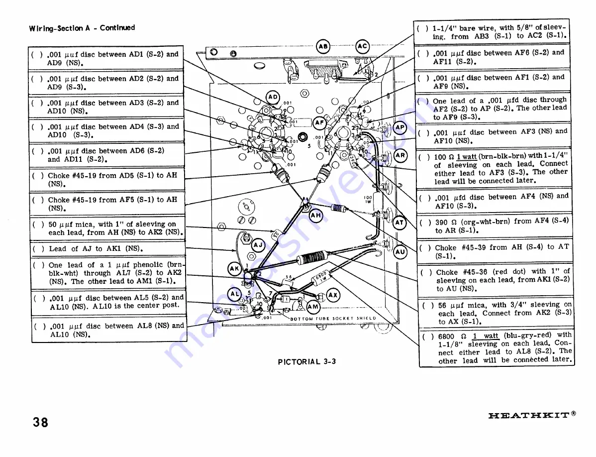 Heathkit SB-110 A Assembly Manual Download Page 40