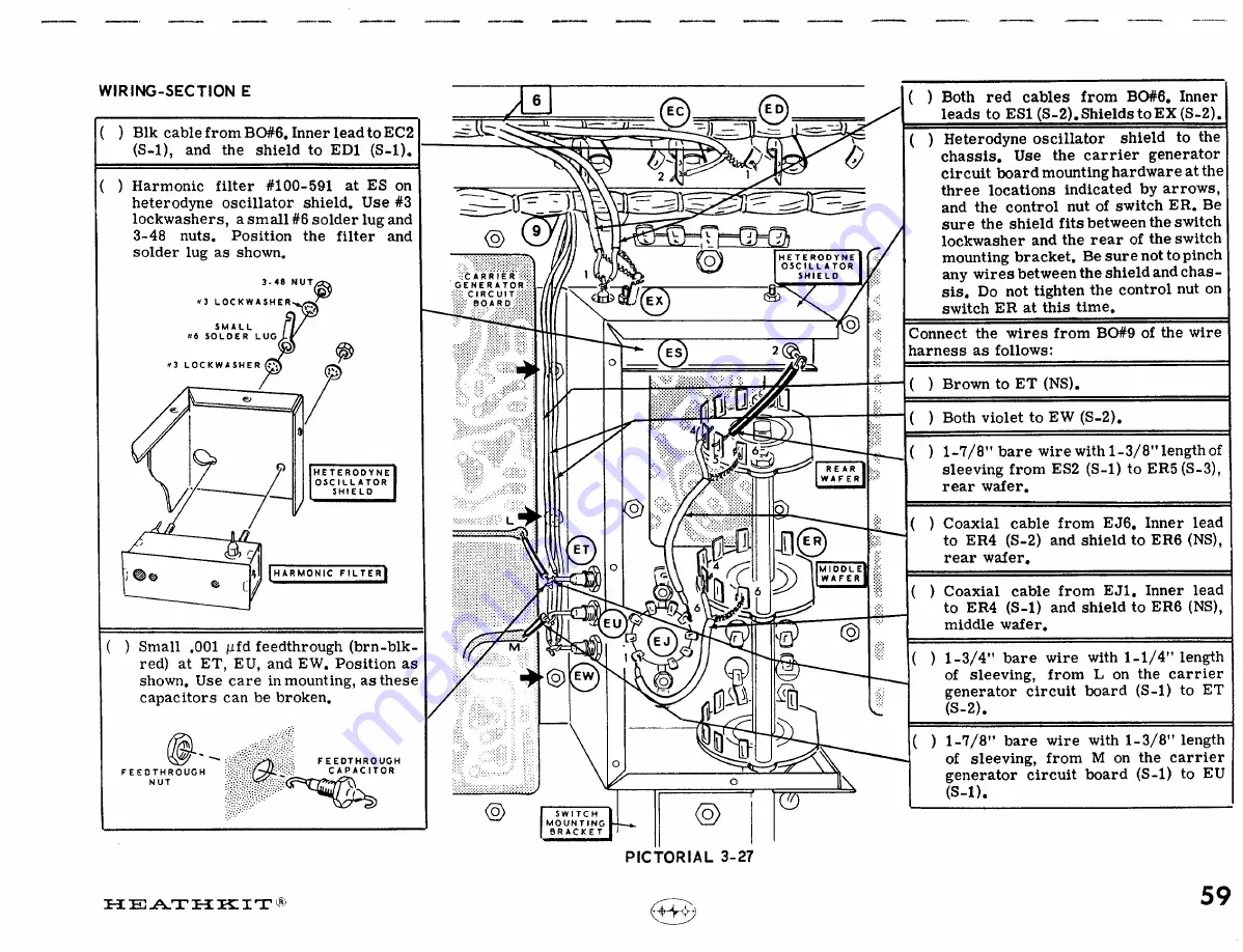 Heathkit SB-110 A Assembly Manual Download Page 63