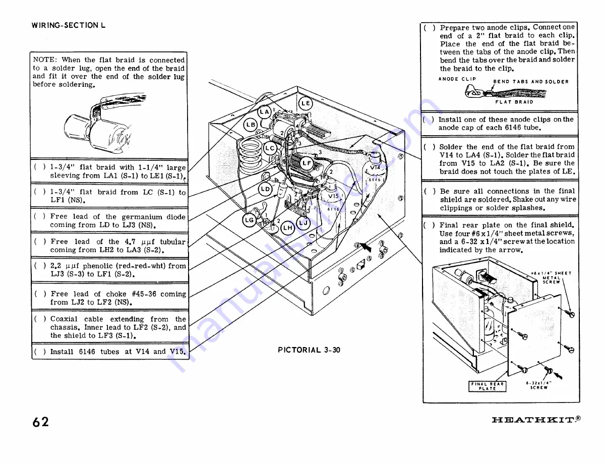 Heathkit SB-110 A Assembly Manual Download Page 66