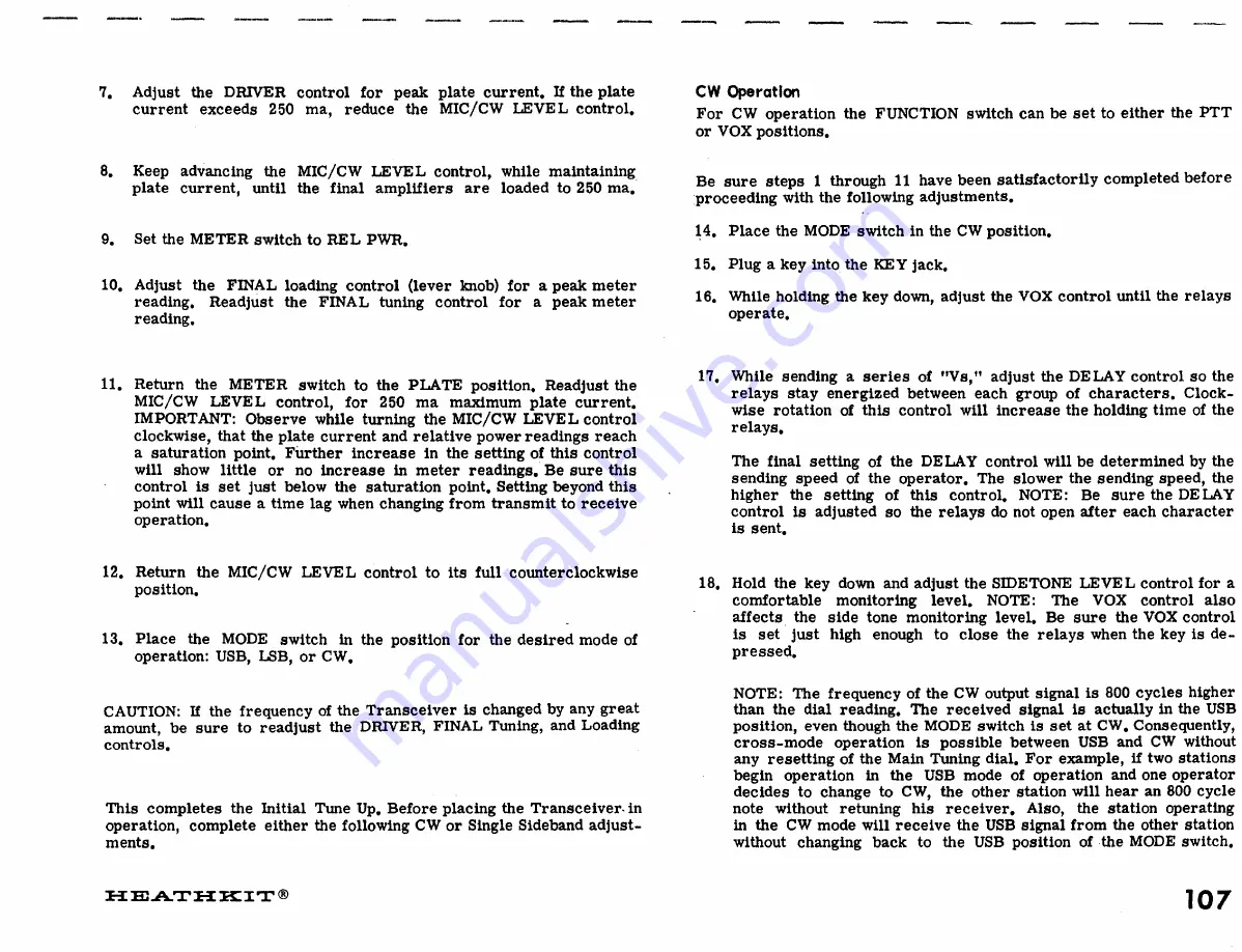 Heathkit SB-110 A Assembly Manual Download Page 113