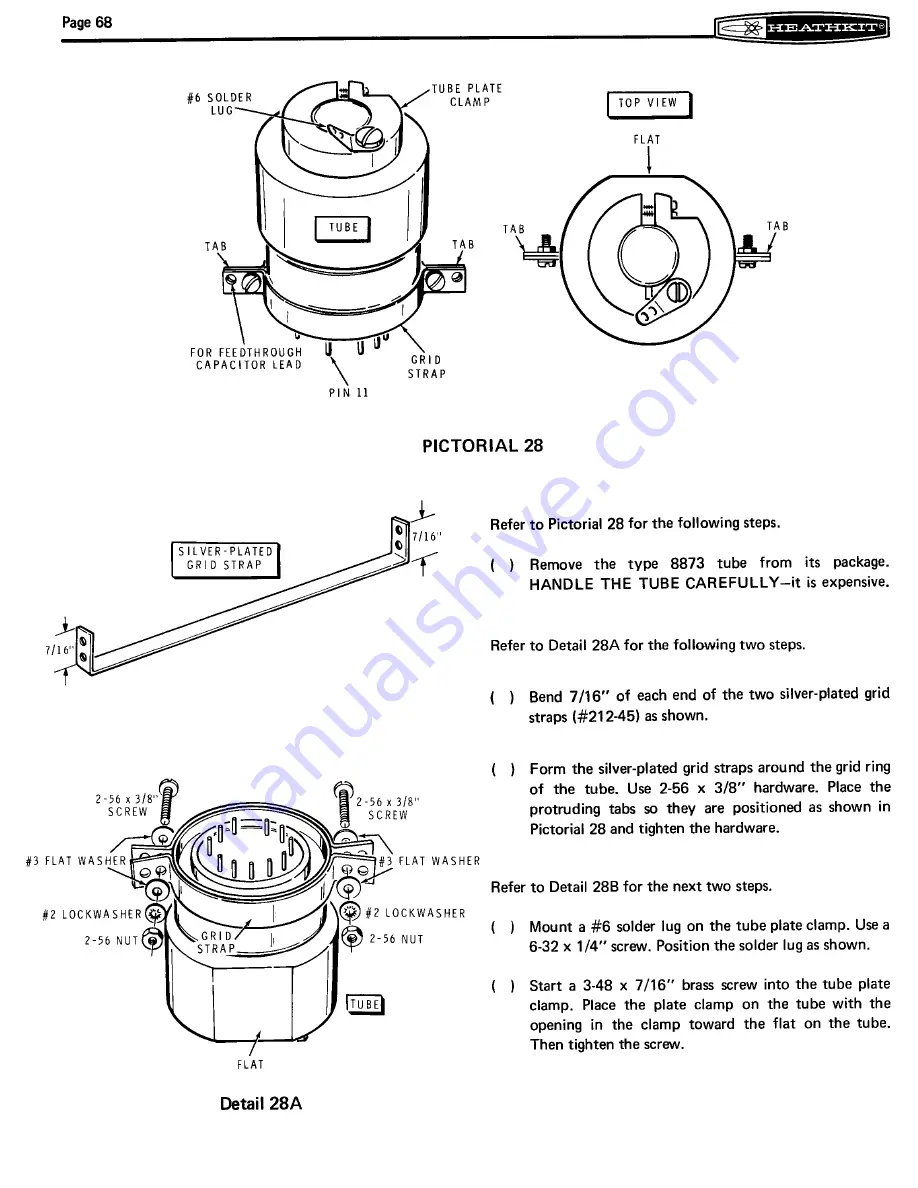 Heathkit SB-230 Скачать руководство пользователя страница 73