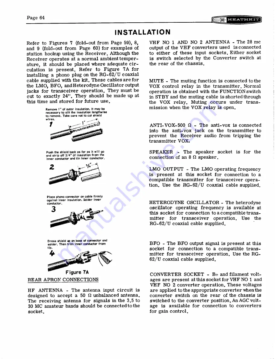 Heathkit SB-300 Assembly And Operation Manual Download Page 18