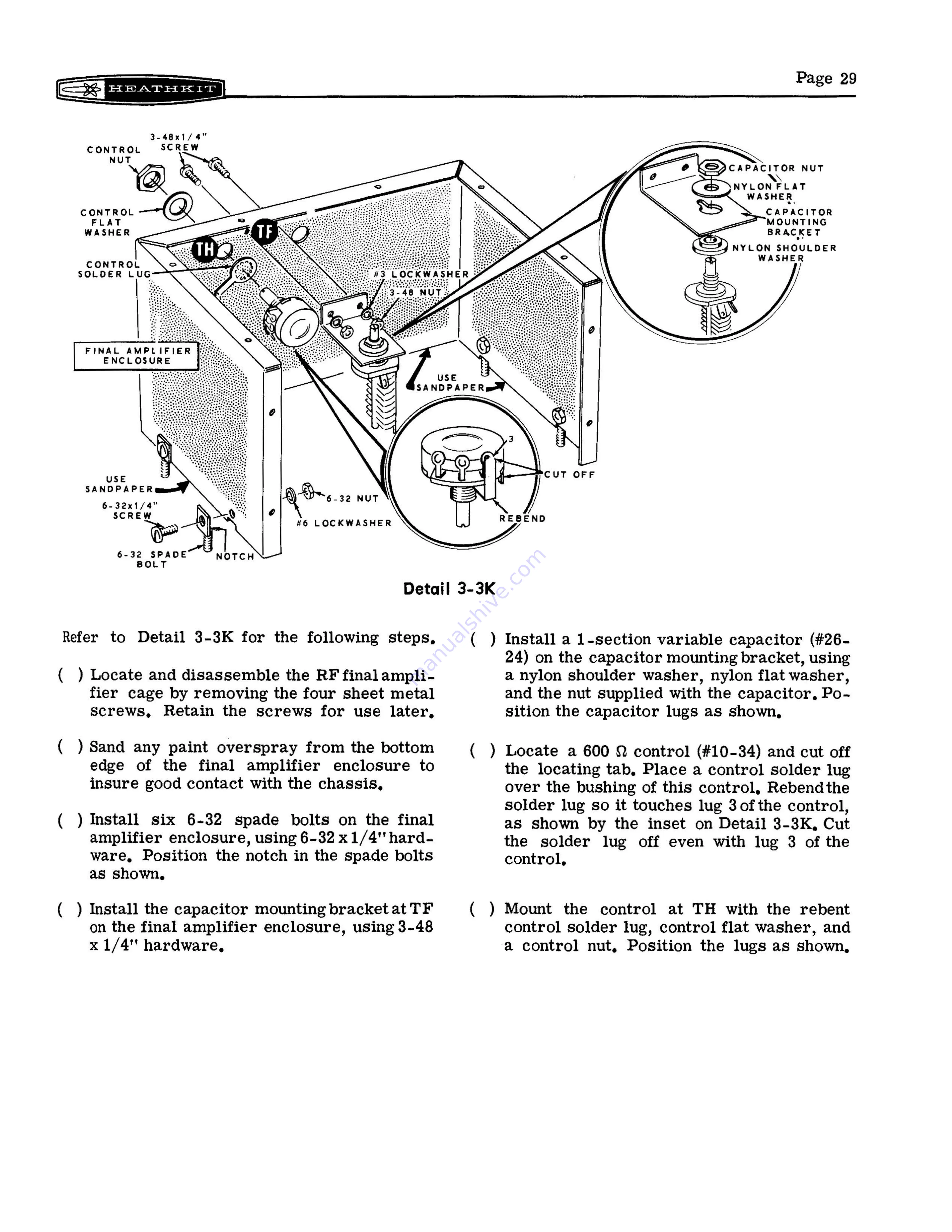 Heathkit SB-401 Assembly Manual Download Page 33