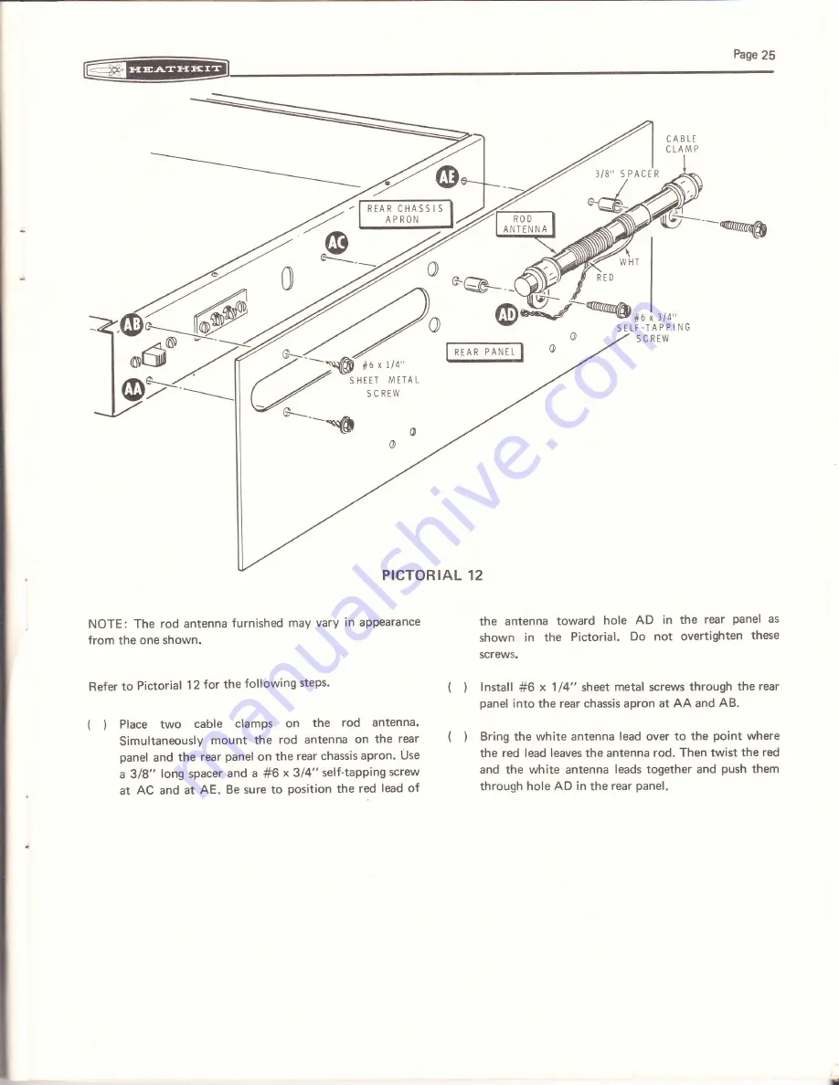 Heathkit SW-717 Скачать руководство пользователя страница 25