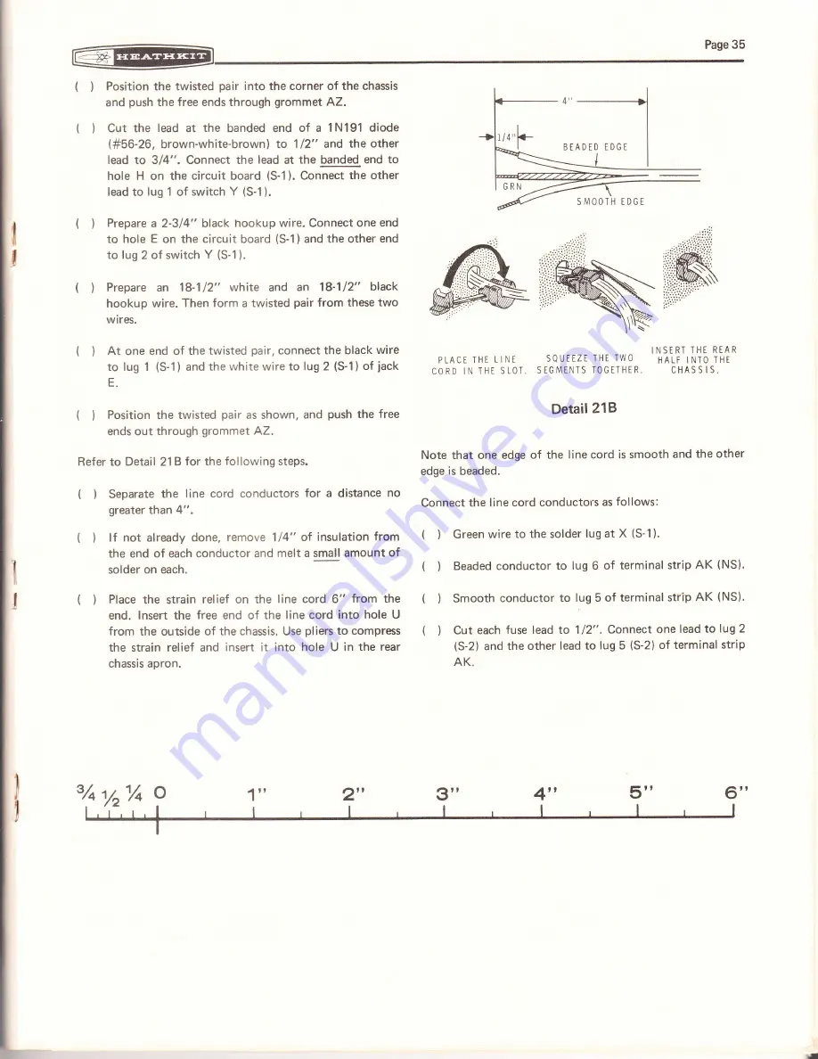 Heathkit SW-717 Assembly Download Page 35