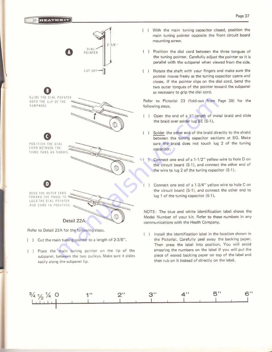 Heathkit SW-717 Скачать руководство пользователя страница 37