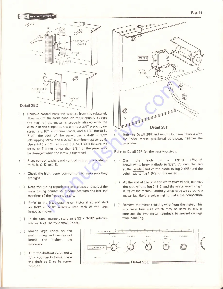 Heathkit SW-717 Скачать руководство пользователя страница 41