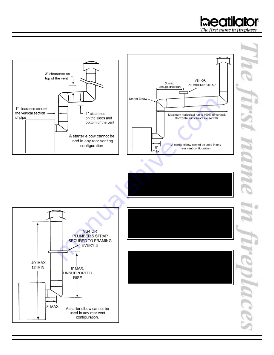 Heatiator BCDV36 Installation And Operating Instructions Manual Download Page 11