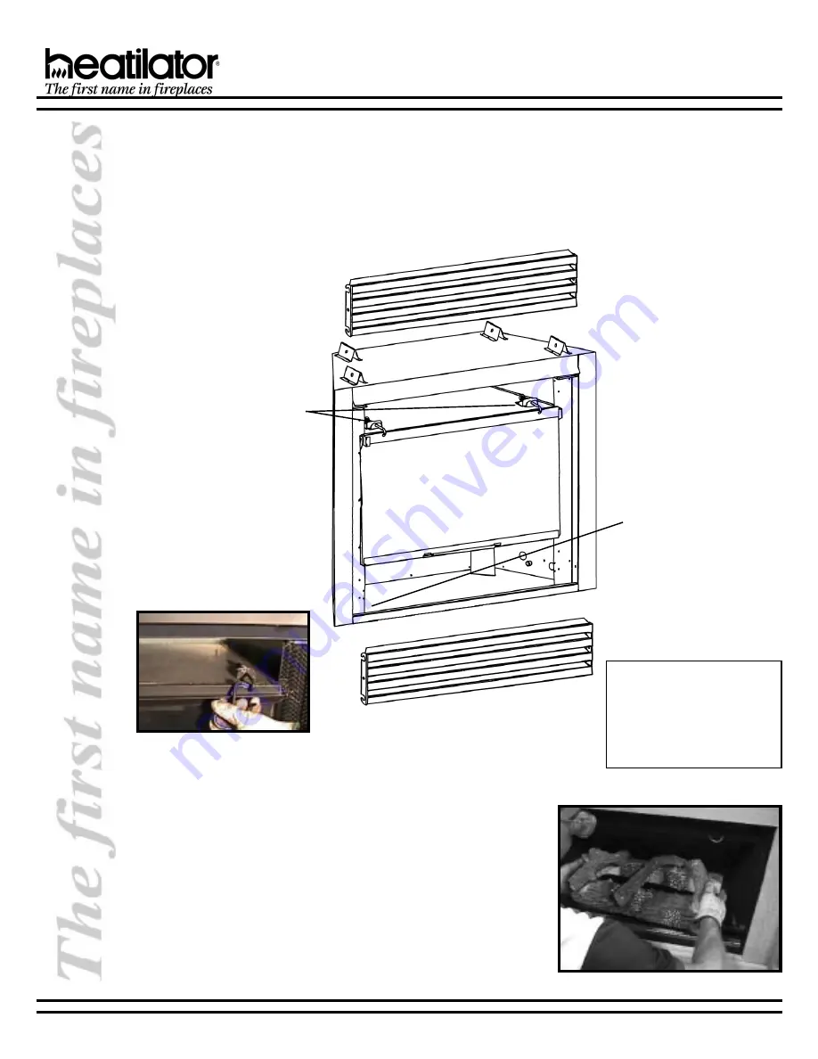 Heatiator BCDV36 Installation And Operating Instructions Manual Download Page 22