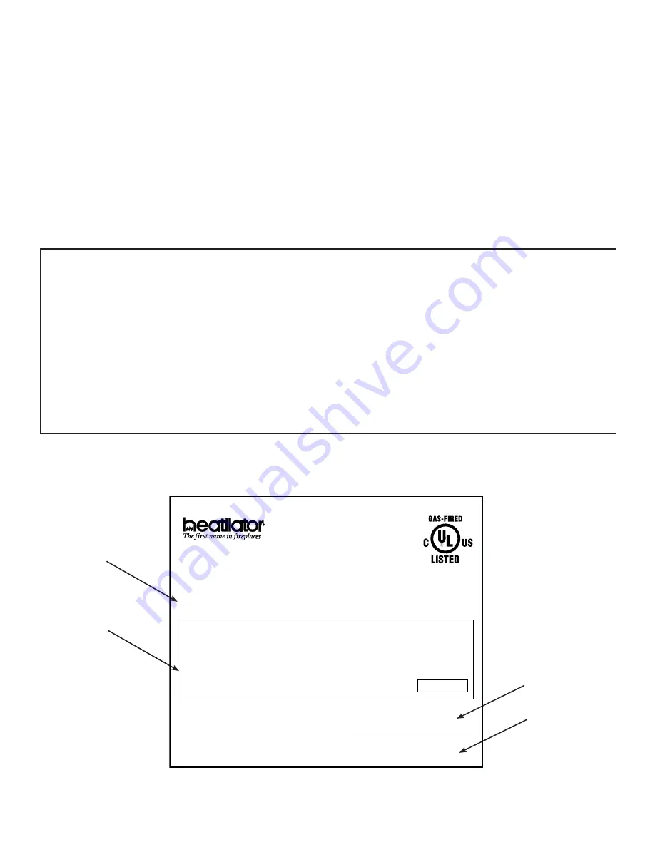 Heatiator CD4236ILR-C Скачать руководство пользователя страница 2