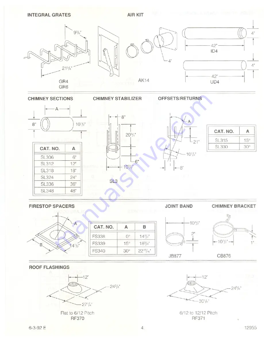 Heatiator HD36B Installation & Operation Manual Download Page 4