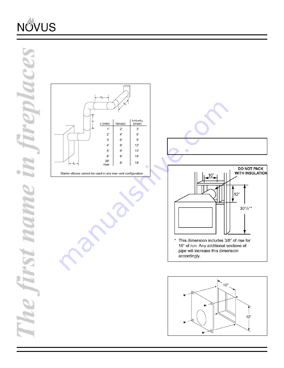 Heatilator Novus GNRC33 Скачать руководство пользователя страница 10