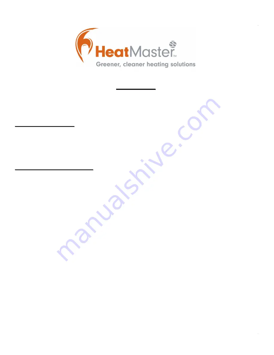 Heatmaster MF-10,000e Owner'S Manual Download Page 3