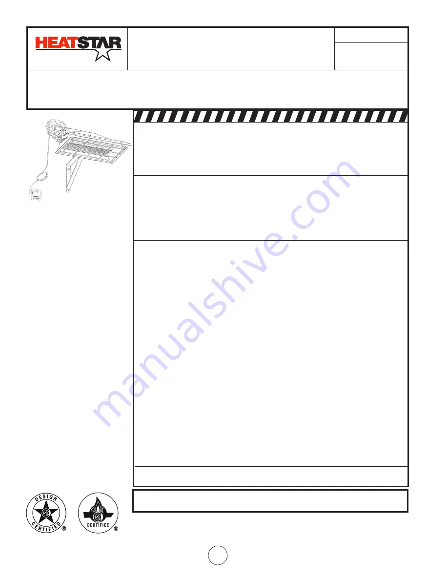 HeatStar HS22LP Operating Instructions And Owner'S Manual Download Page 32