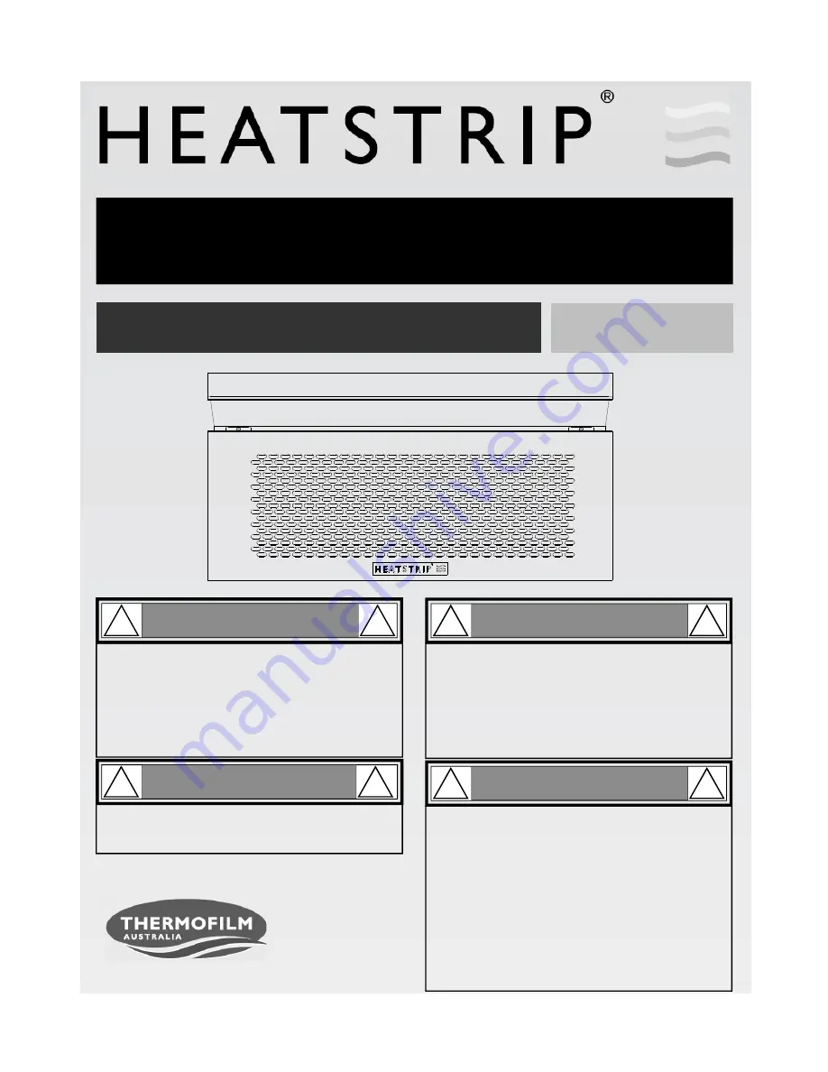 HEATSTRIP TGH34WN Скачать руководство пользователя страница 1