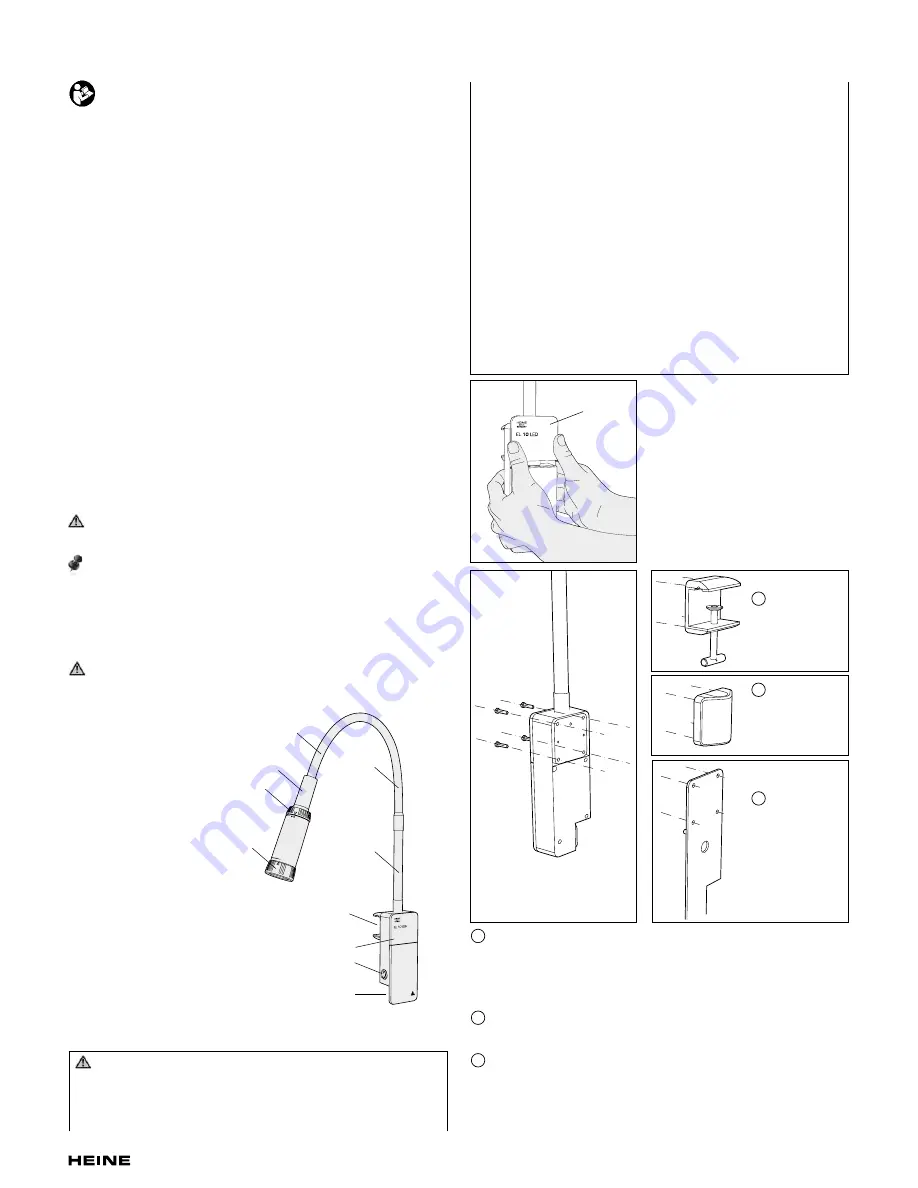 HEINE EL10 LED Instructions For Use Manual Download Page 21