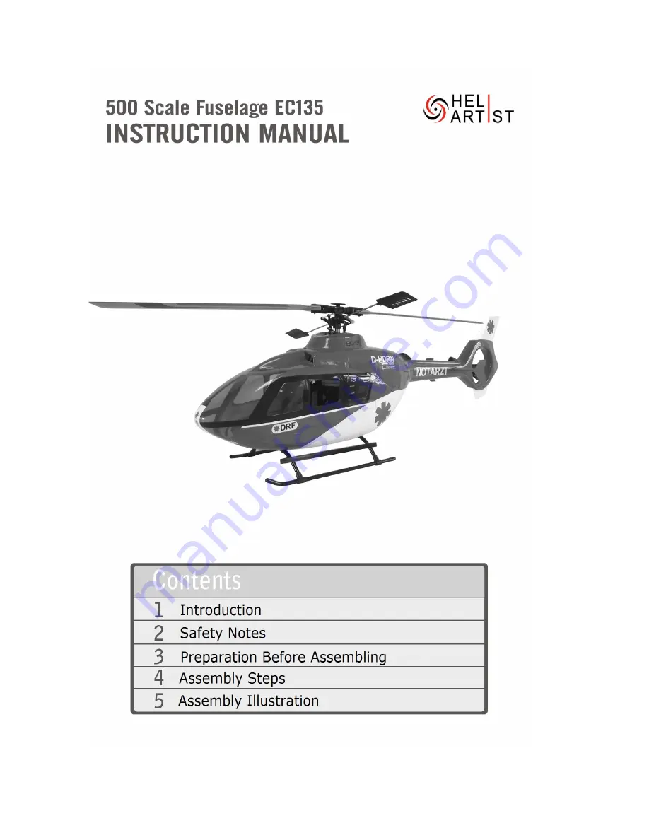 HeliArtist EC135 Скачать руководство пользователя страница 1