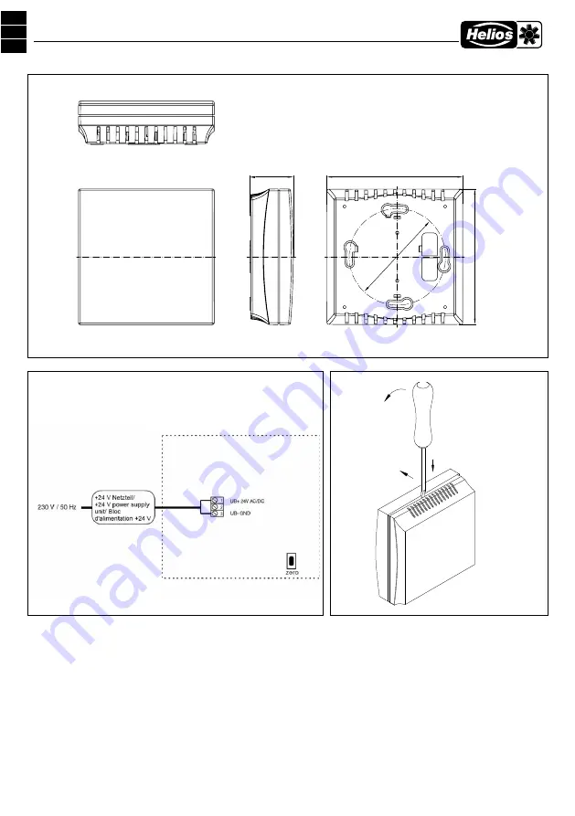 Helios 40107 Installation And Operating Instructions Manual Download Page 2