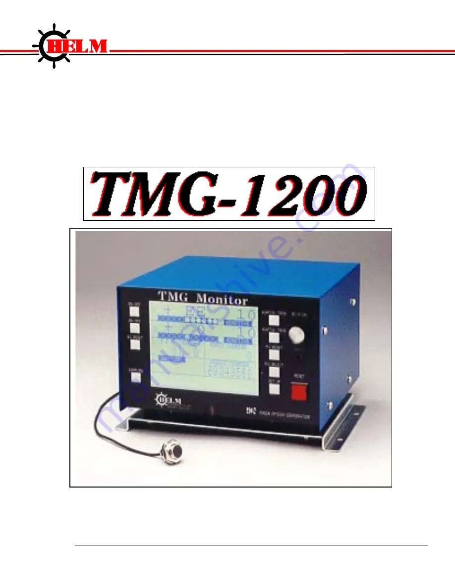 Helm TMG-1200 Manual Download Page 1