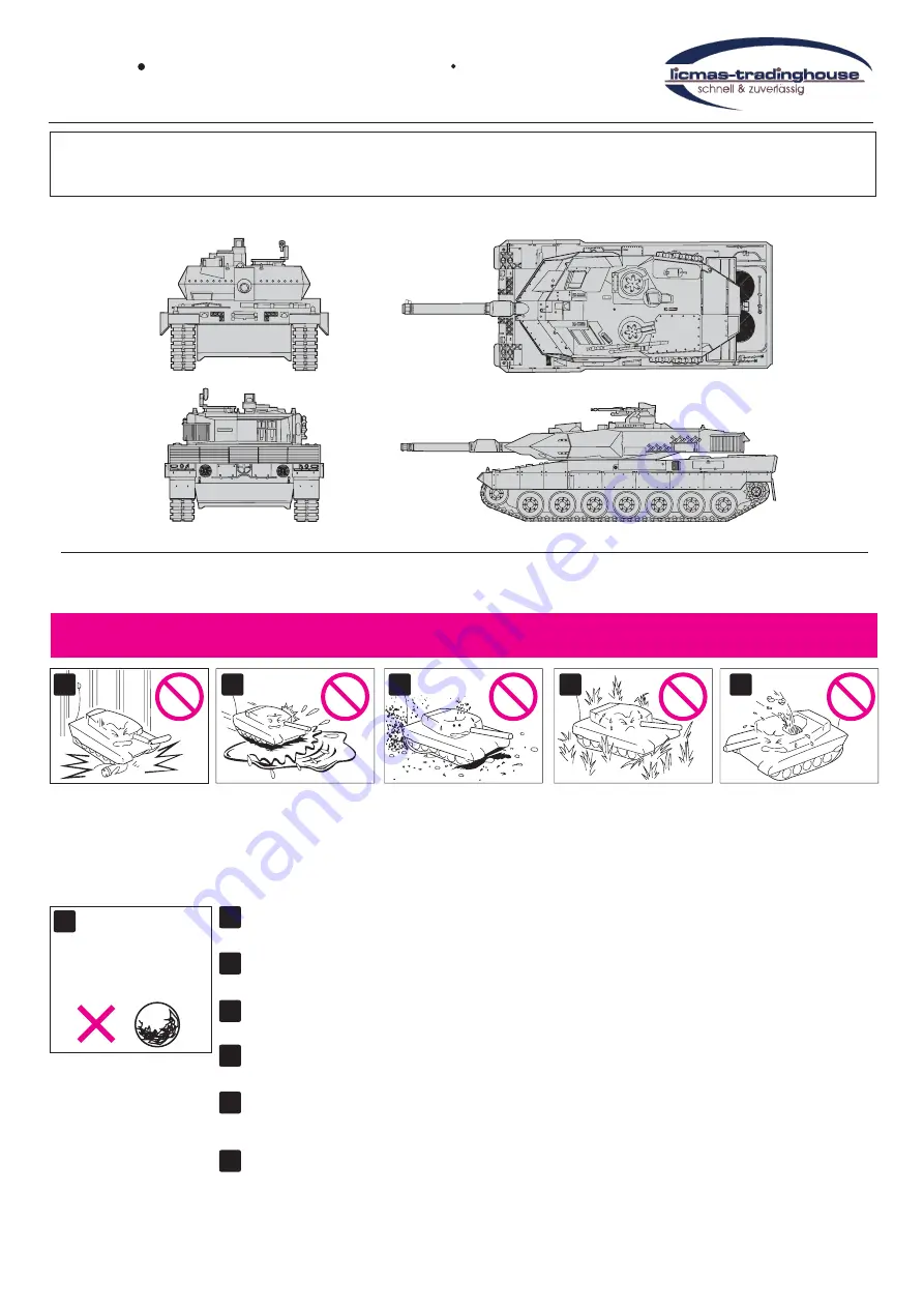 Heng Long LEOPARD II A5 Скачать руководство пользователя страница 15