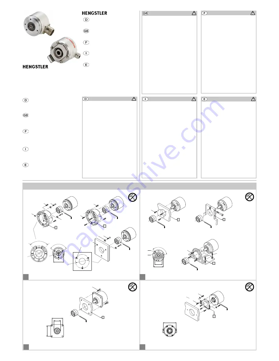 Hengstler AC 58 SUCOnet Installation Instructions Download Page 1