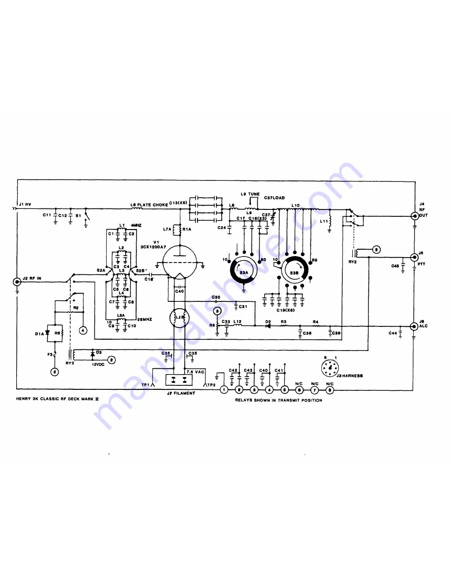 Henry Radio 3K Classic Mark II Operating And Maintenance Manual Download Page 25