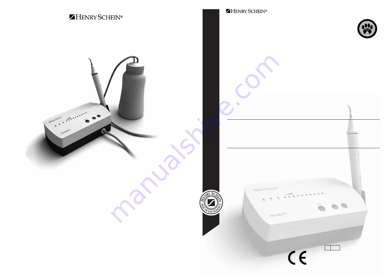 Henry Schein PS1 Operating Manual Download Page 1
