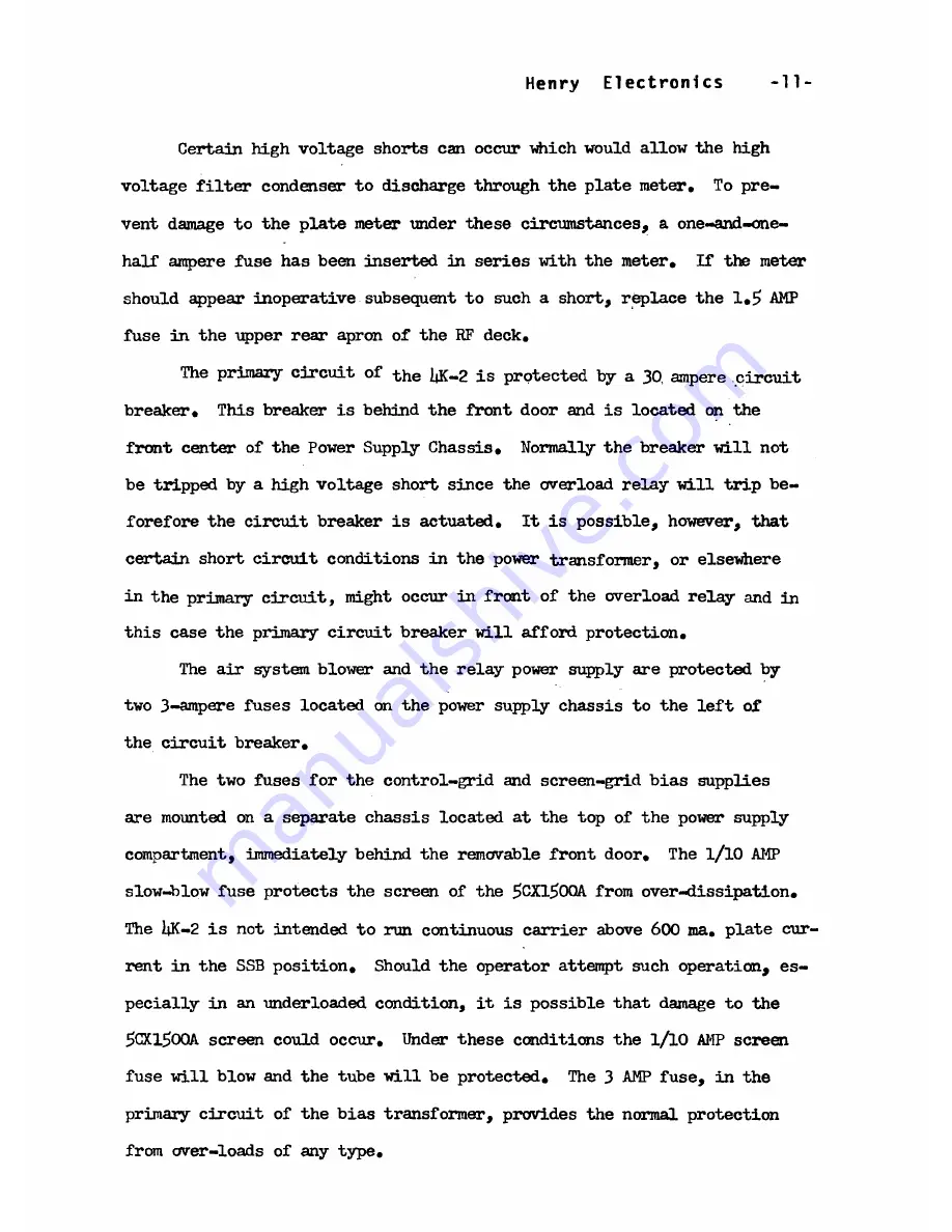 HENRY 4 K-2 Instruction Manual Download Page 16