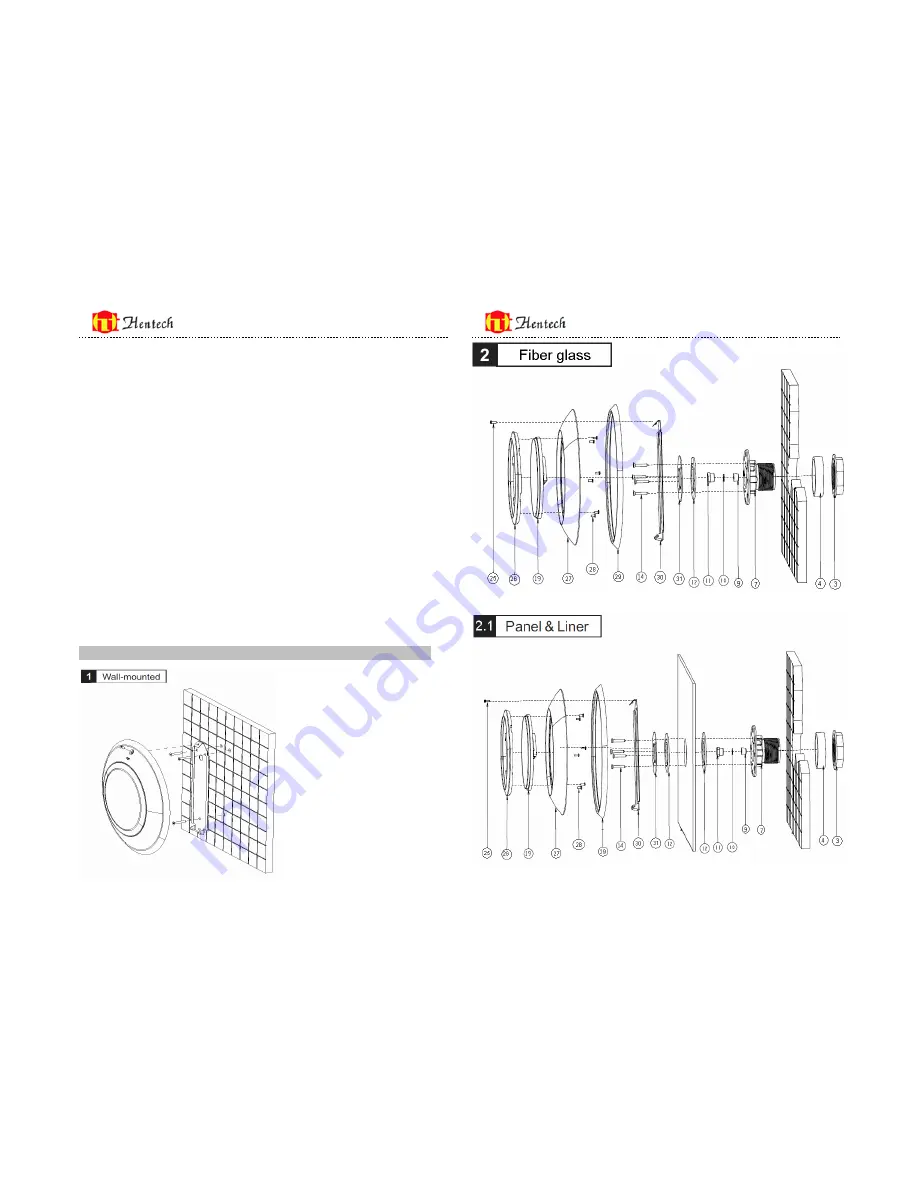 hentech HT001C-P-T Скачать руководство пользователя страница 3