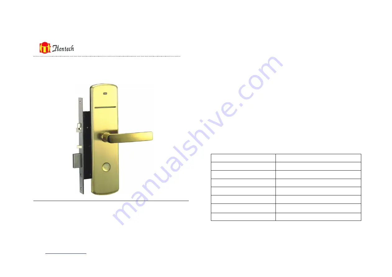 hentech IT5500BT Instruction Download Page 1