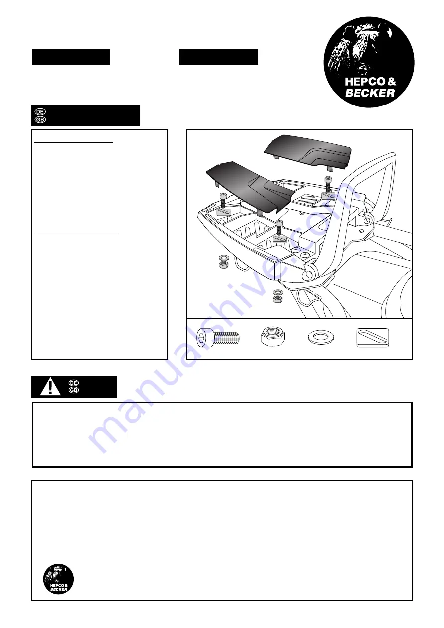 hepco & becker 6622526 01 01 Скачать руководство пользователя страница 4
