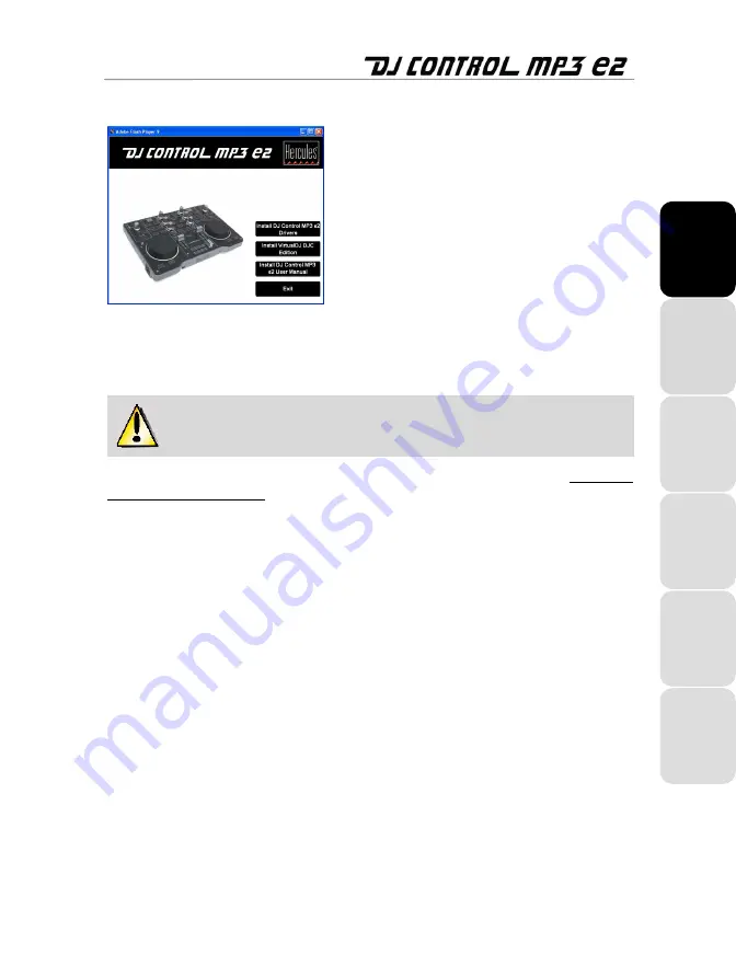 Hercules DJ CONTROL MP3 E2 User Manual Download Page 9