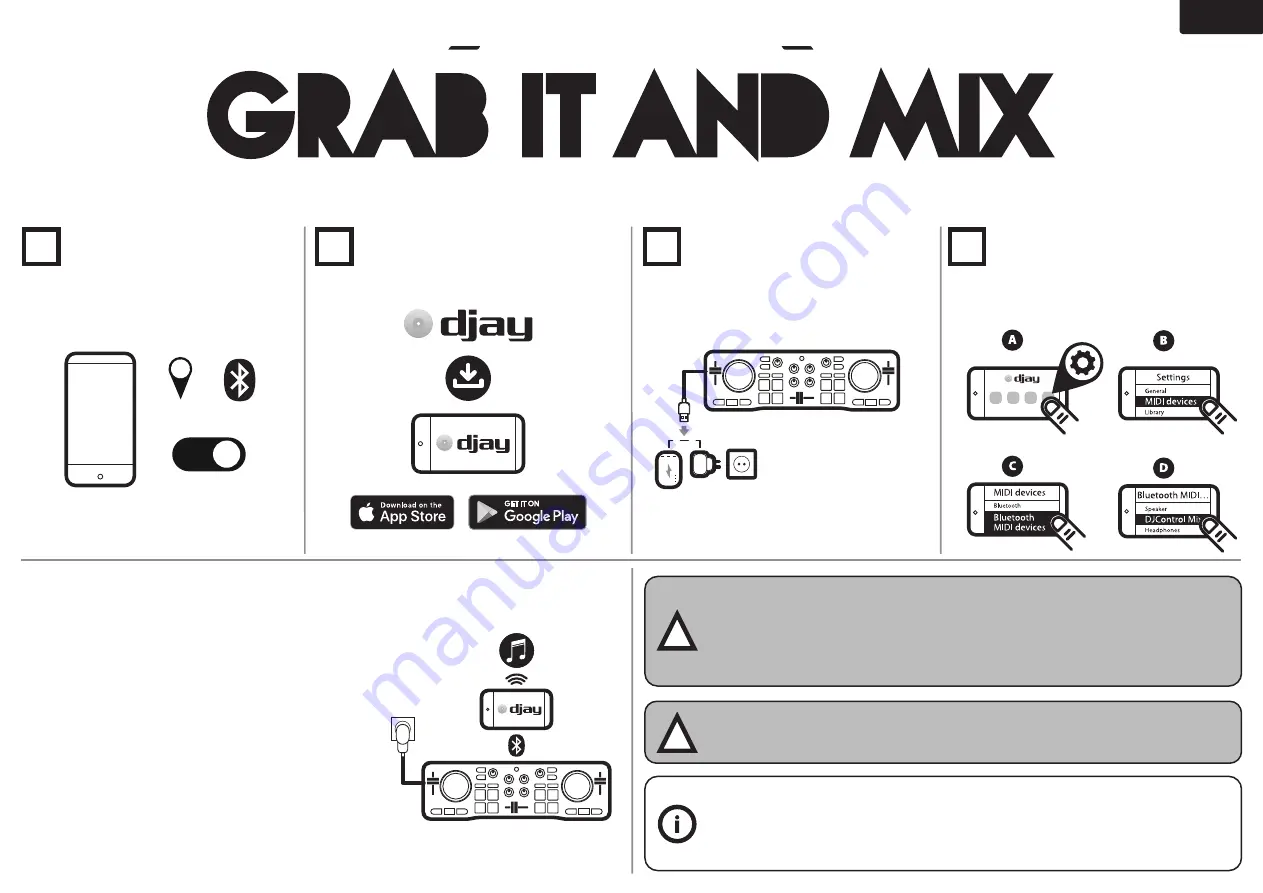 Hercules DJCONTROL MIX GRAB IT AND MIX Quick Start Manual Download Page 16