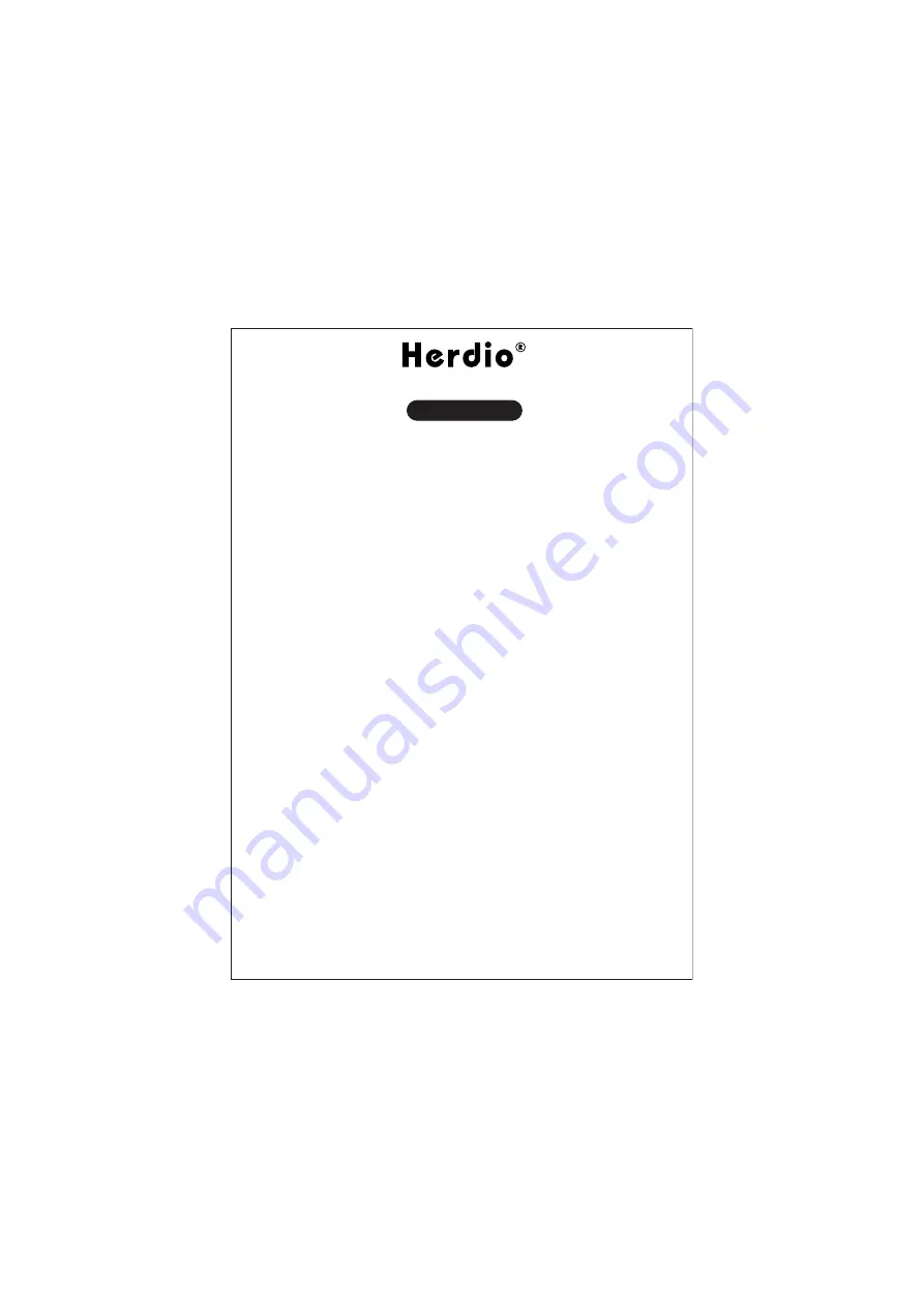 Herdio AMP-BTX01 Owner'S Manual Download Page 1