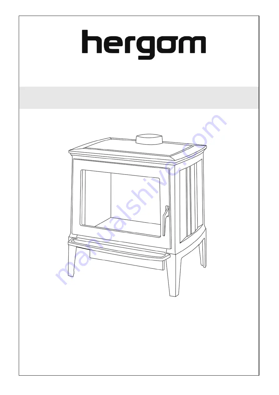 hergom E-30 Series Installation, Use And Maintenance Instructions Download Page 1