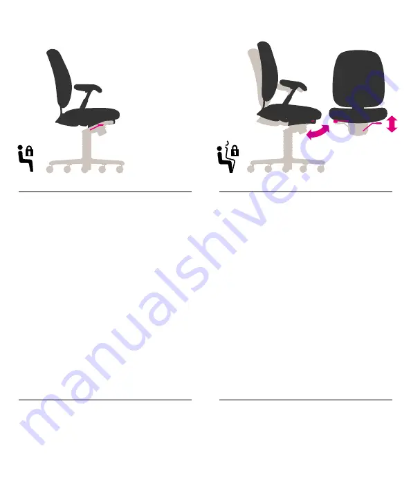 HermanMiller Ergon 3 chair Quick Start Manual Download Page 5