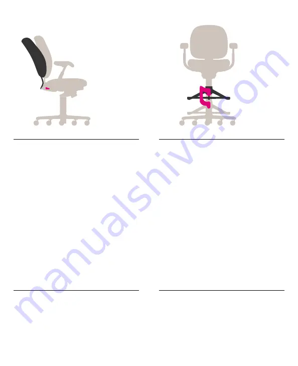 HermanMiller Ergon 3 chair Quick Start Manual Download Page 6