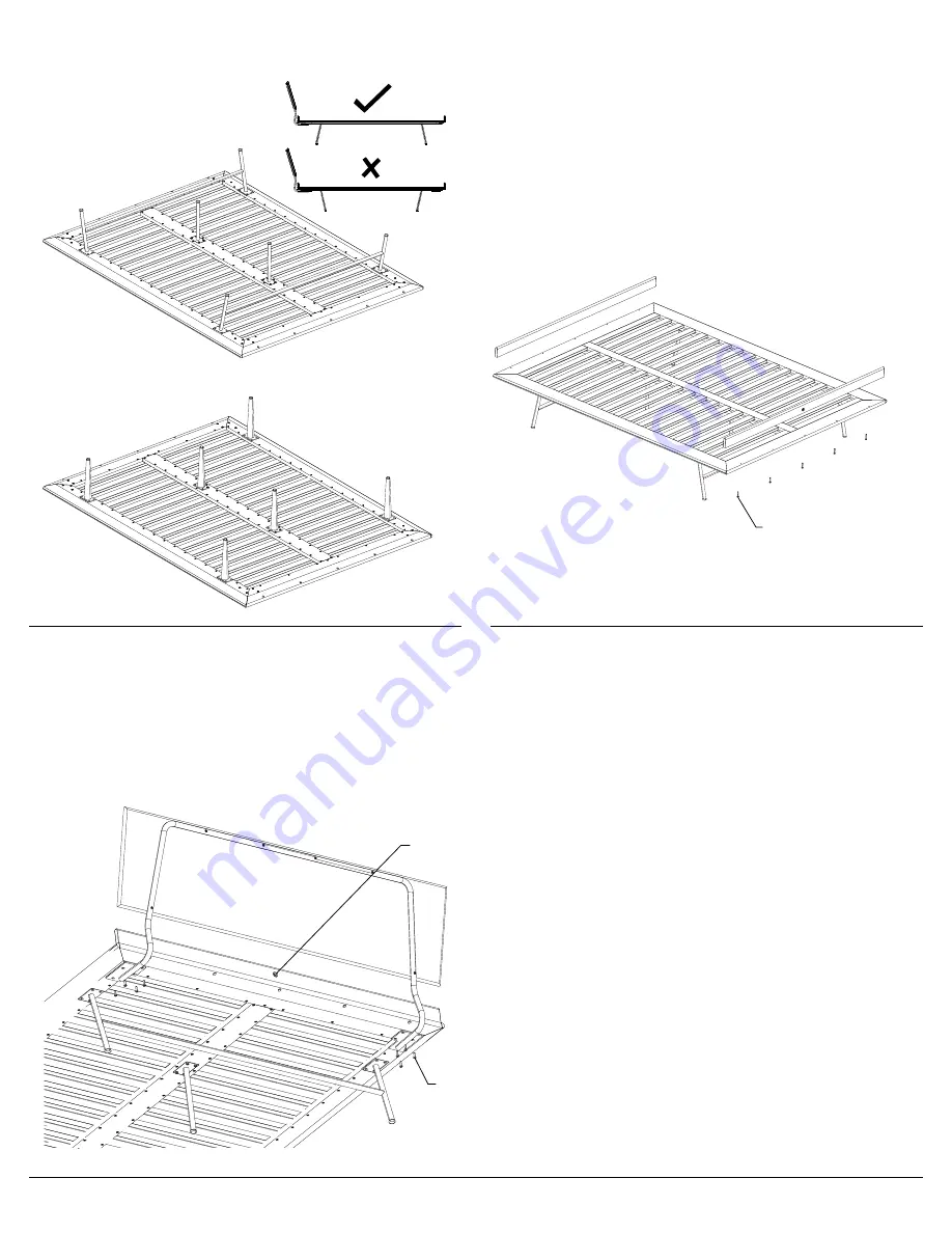 HermanMiller Nelson Thin Edge Bed Installation Instructions Download Page 2