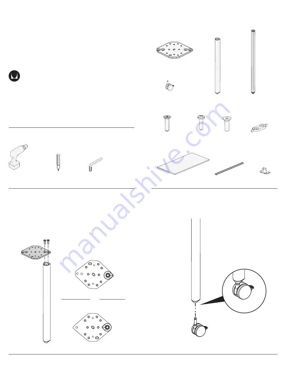 HermanMiller OE1 Скачать руководство пользователя страница 1